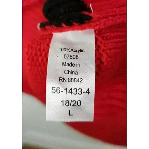 Woman Within Size Large (18-20) Ugly Christmas Sweater Cardigan Dog Presents - Picture 4 of 6